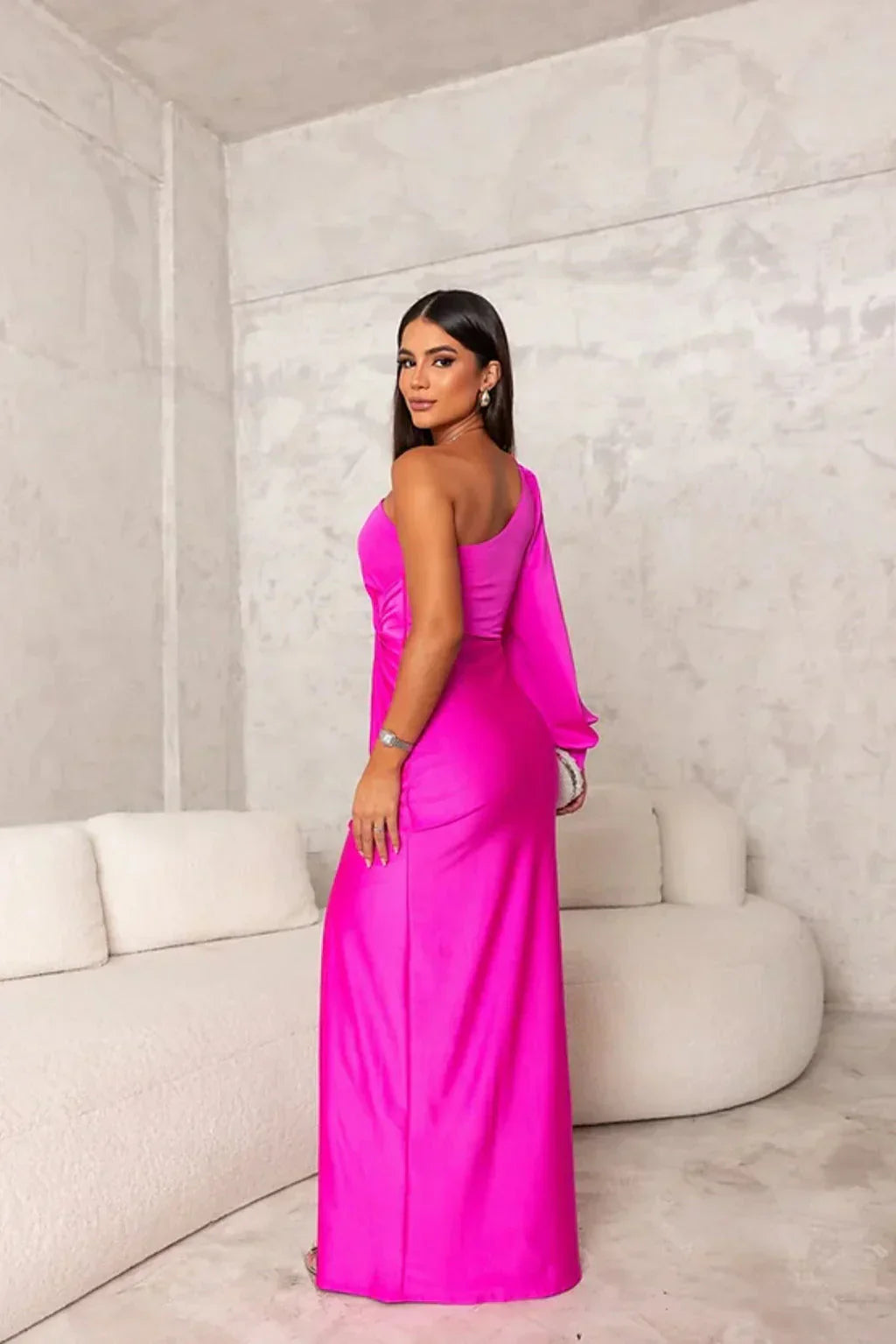 Araceli | Vestido Largo Elegante con Abertura