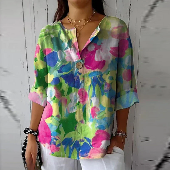 Mavis | Blusa Casual con Estampado Floral