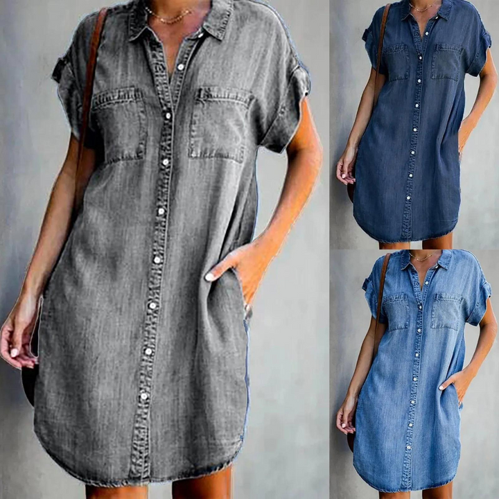 Sierra | Vestido Clásico con Cobertura para el Abdomen