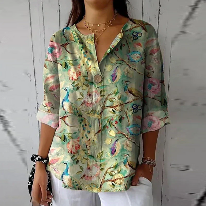 Mavis | Blusa Casual con Estampado Floral