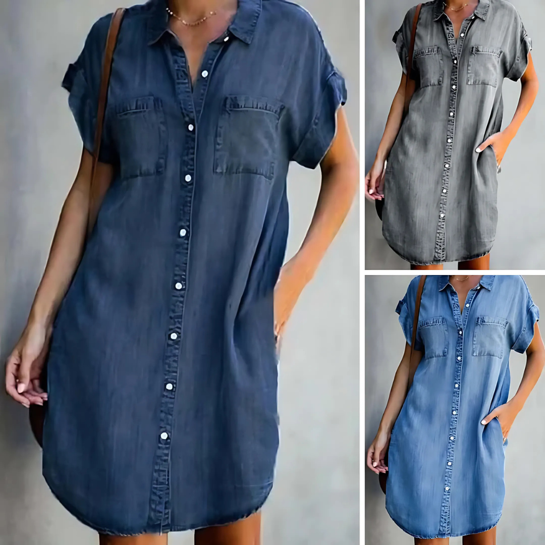 Adaline | Vestido de Verano con Cobertura para el Abdomen