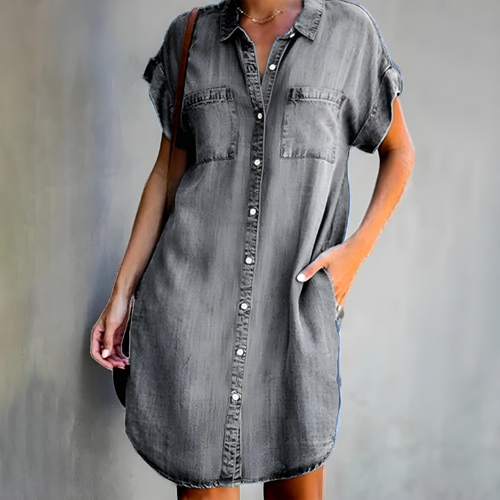 Sierra | Vestido Clásico con Cobertura para el Abdomen