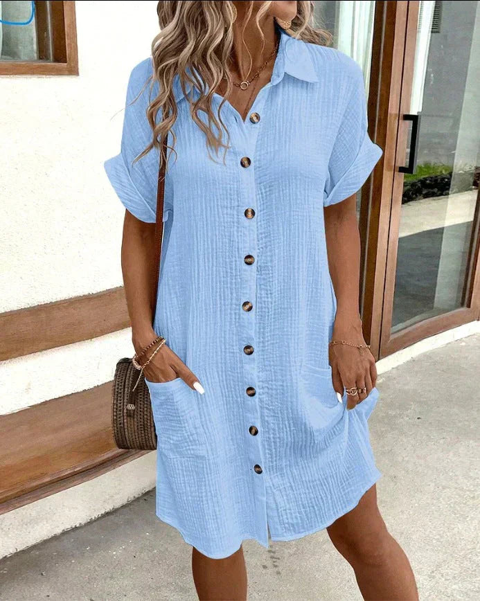 Mandy | Vestido Tipo Polo con Estilo