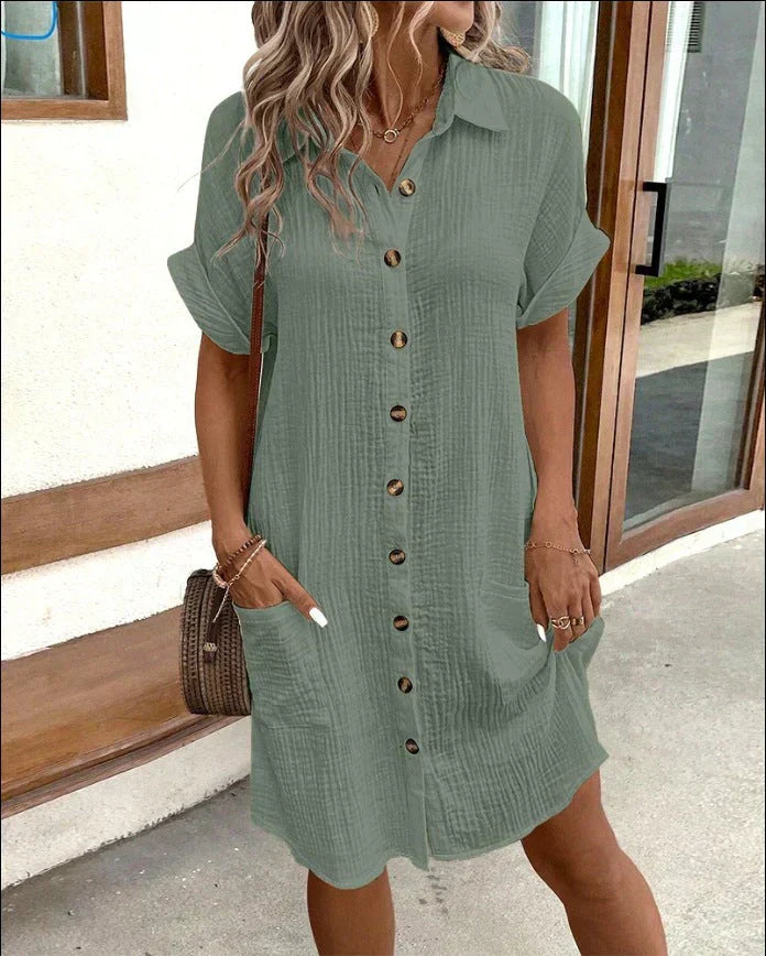 Mandy | Vestido Tipo Polo con Estilo