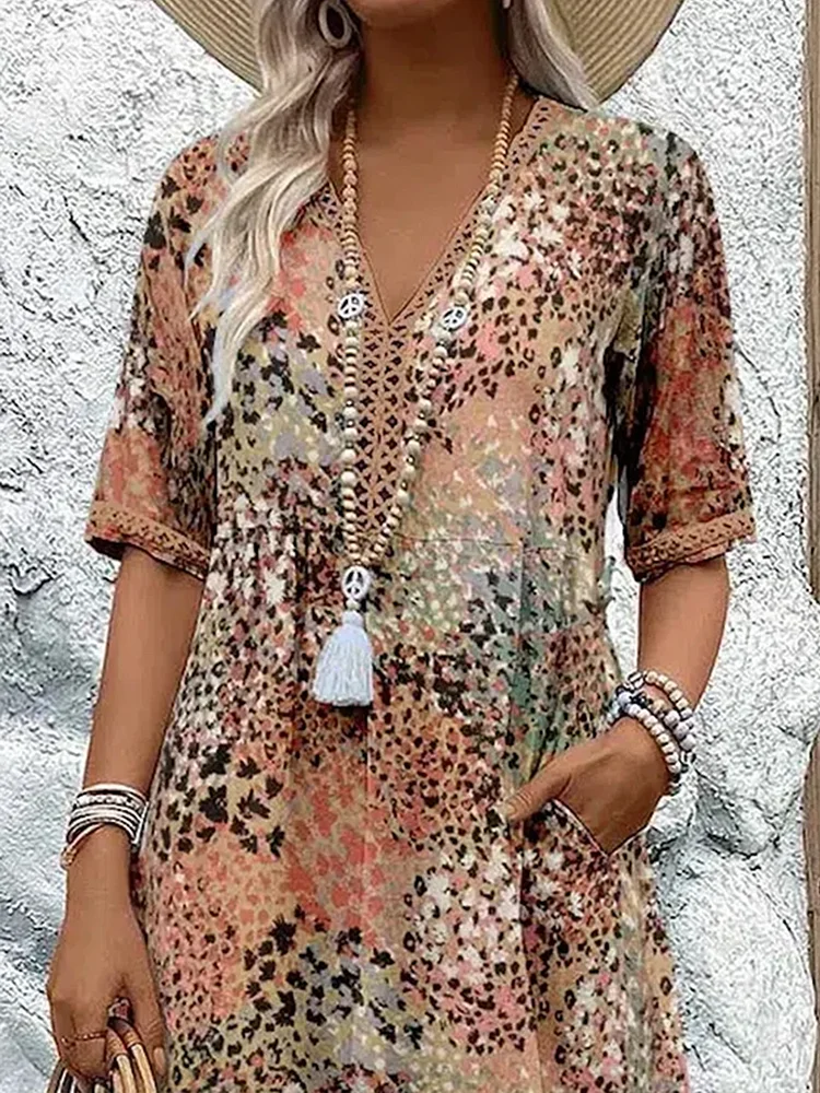Rita | Vestido Midi Vibrante