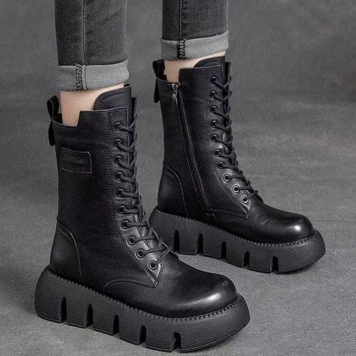 Alisa | Botas Ortopédicas de Cuero para Invierno